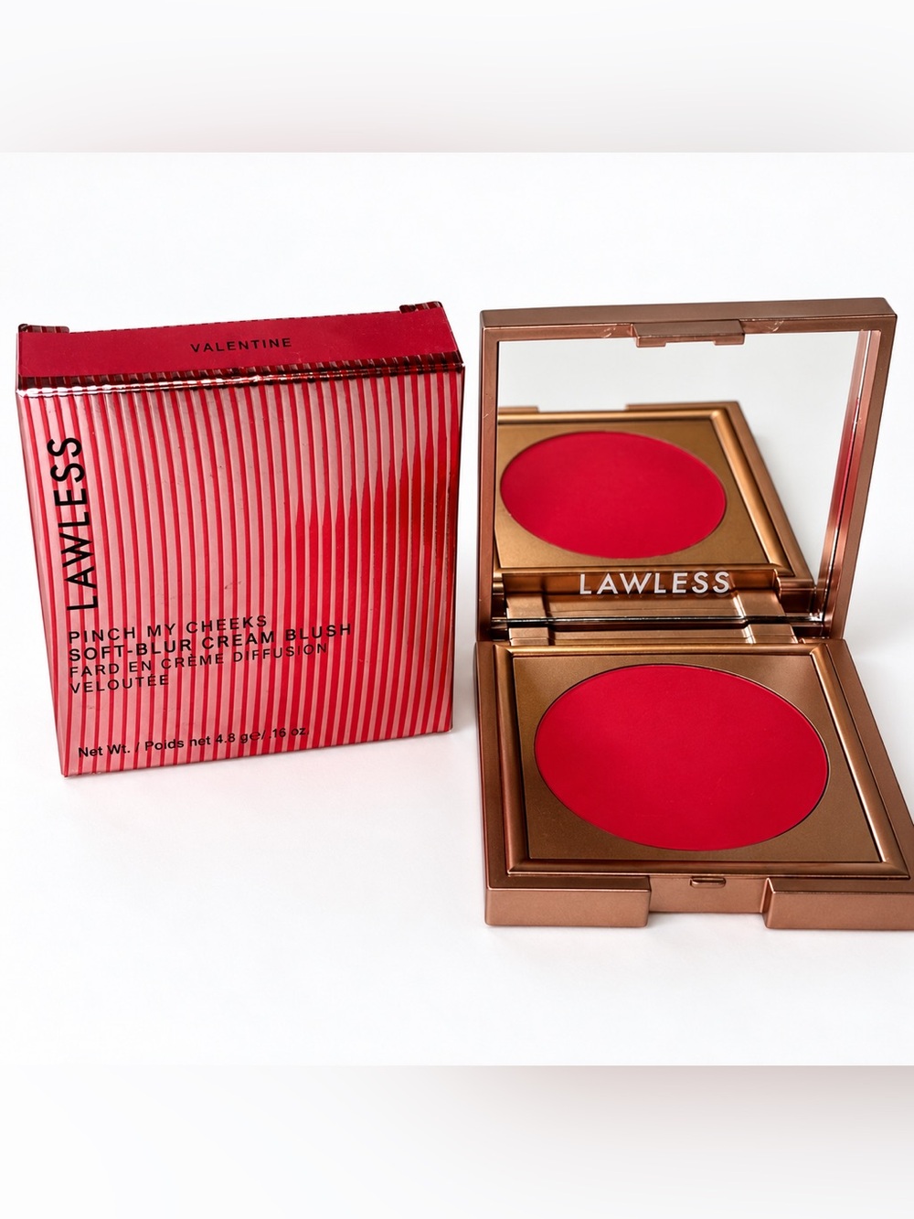 LAWLESS Pinch My Cheeks Cream Blush – Valentine – Retail $29